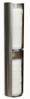 San Jamar Countertop-Mount Lid Dispenser, Holds 24 to 46 oz Lids - L3502GR