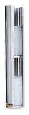 San Jamar Countertop-Mount Lid Dispenser, Holds 24 to 46 oz Lids - L3502GR