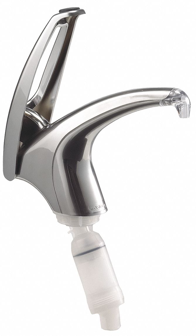 San Jamar Condiment Pump, Chrome - P4000