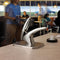 San Jamar Condiment Pump with Box, Chrome - P4100