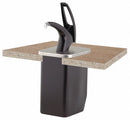 San Jamar Condiment Pump with Box, Black - P4100BK