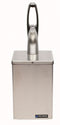 San Jamar Condiment Pump with Box, Chrome, Stainless - P4800