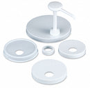 San Jamar Condiment Pump, 2x8x10White - P7310GR