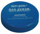 San Jamar 1/2 x 2" Food Chiller Replacement Cap, Blue - RCUCAPPAK
