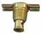 Anderson MNPT Drain Cock, 200 psi, 1 5/16 inH x 3/8" Pipe Size - 6D911