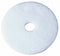 Tough Guy 13 in Melamine Sponge Round Floor Pad, 150 to 300 rpm, White, 5 PK - 6DNA6