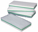 Tough Guy White Utility Scrub Pad, Length 9", Width 4", 6 PK - 6DNA9