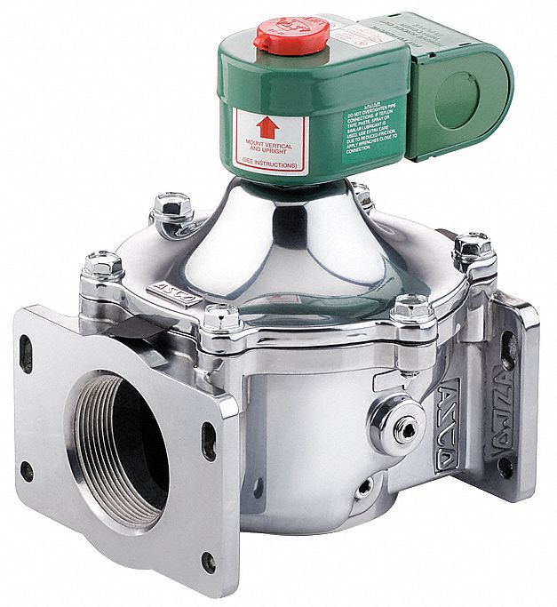 Redhat 3/4" Aluminum Air and Fuel Gas Solenoid Valve, Normally Closed - 8215G030B