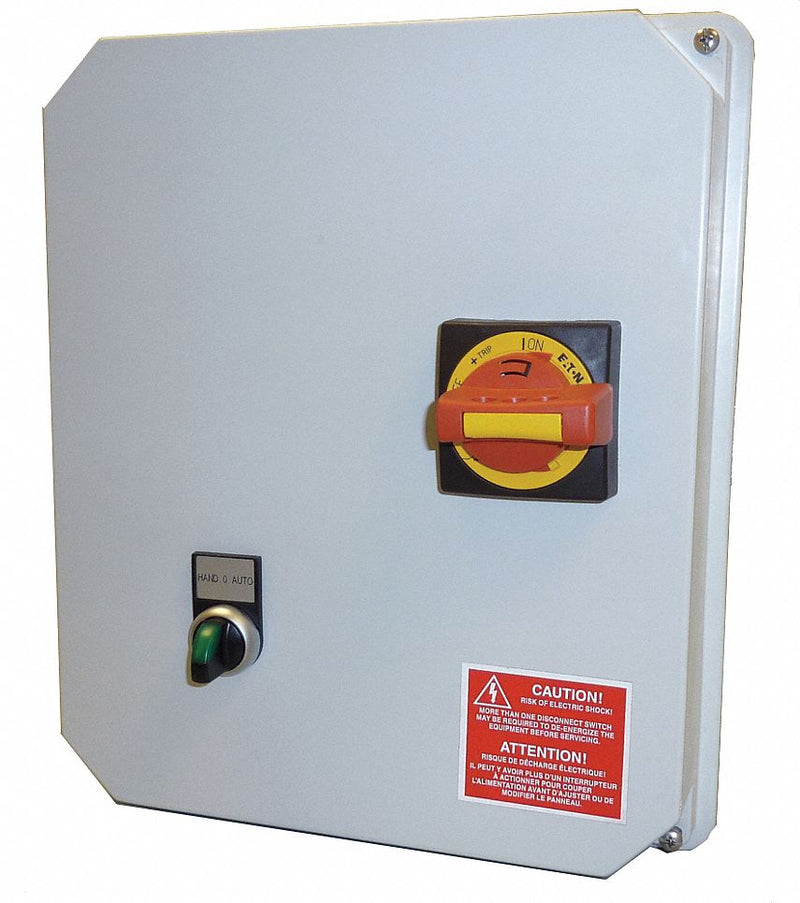 Dayton Bypass Combination Soft Start,10/20 Max. HP,32 Max. Output Amps,Hands/Off//Auto Start/Stop Control - 6FDU9
