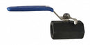 Top Brand Ball Valve, Carbon Steel, Inline, 1-Piece, Pipe Size 2 in, Connection Type FNPT x FNPT - 6GD43