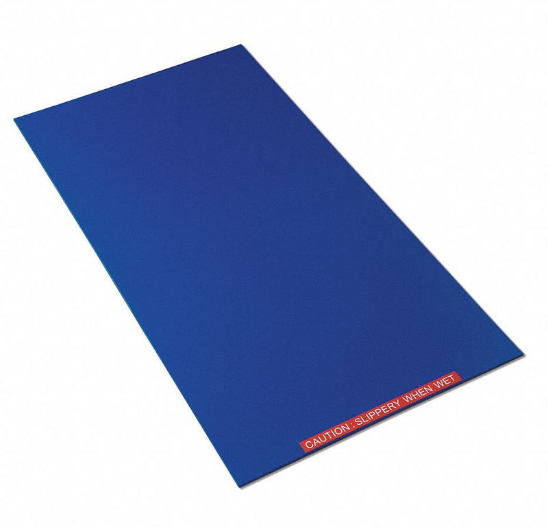 Condor Blue Tacky Mat Base, 5 ft 2 in Length, 3 ft 2 in Width, Fits Mat Size: 36 in x 60 in, 1 EA - 6GRG3