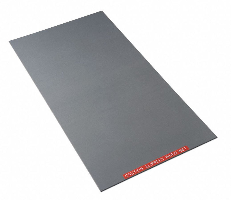 Condor Gray Tacky Mat Base, 5 ft 2 in Length, 3 ft 2 in Width, Fits Mat Size: 36 in x 60 in, 1 EA - 6GRG4