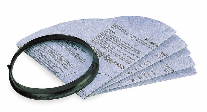 Dayton Disc Filter, Paper, Standard Filtration Type, For Vacuum Type Shop Vacuum - 6H008
