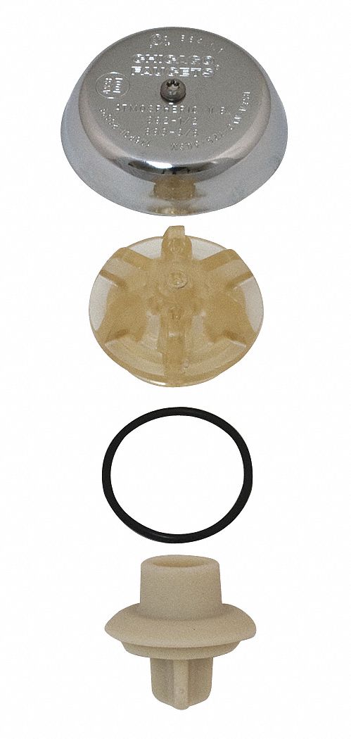 Chicago Faucets Vacuum Breaker Assembly Kit, Fits Brand Chicago Faucets, Plastic, Zinc, Chrome Finish - 892-402KJKABNF