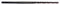 DFS 1/8 in x 4 1/2 in Round Masonry Drill Bit, Number of Cutter Heads: 2 - CSB018S