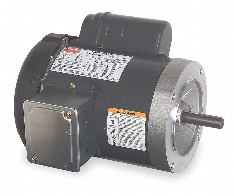 Dayton 1/4 HP, General Purpose Motor, Capacitor-Start, 1140 Nameplate RPM, 115/208-230 Voltage - 6XJ44