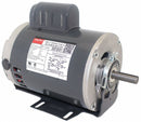 Dayton 3/4 HP Belt Drive Motor, Capacitor-Start, 1725 Nameplate RPM, 115-230/110-220 Voltage, Frame 56 - 6K376