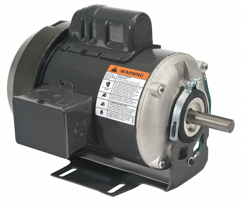 Dayton 1/2 HP, General Purpose Motor, Capacitor-Start, 1140 Nameplate RPM, 115/230 Voltage, 56 Frame - 5PHA6A