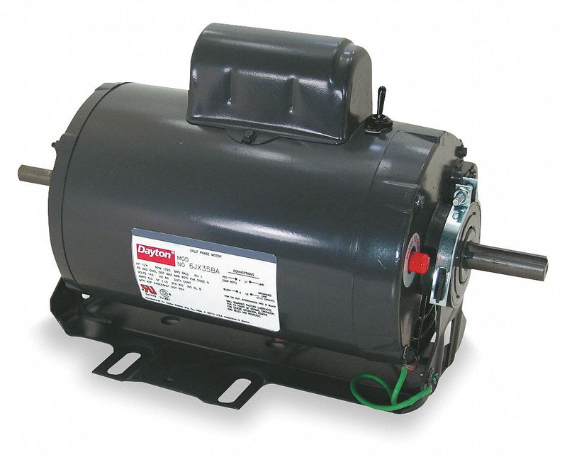 Dayton 1 HP Power Tool Motor,Capacitor-Start,3450 Nameplate RPM,115/230 Voltage,Frame 56Z - 6K720BA