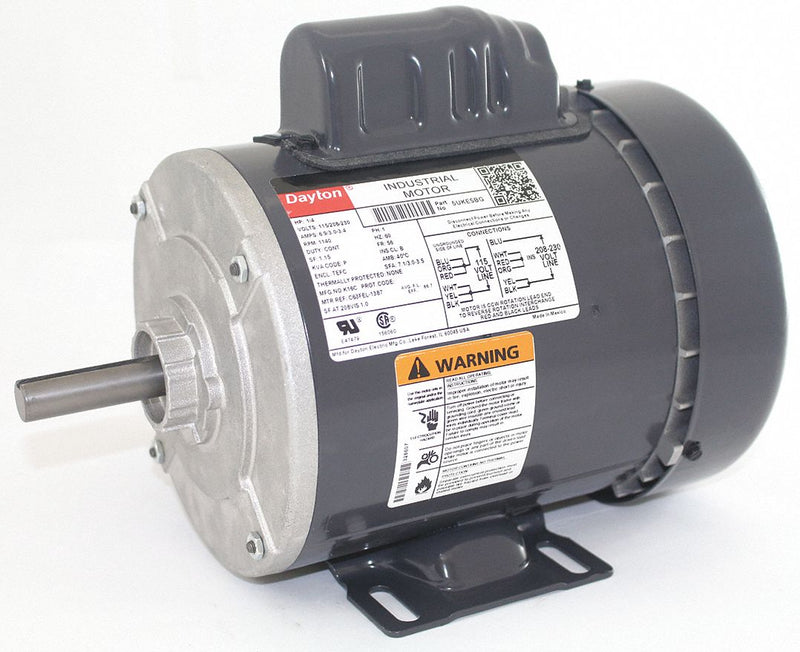 Dayton 5UKE5 - GP Mtr CS TEFC 1/4 HP 1140 rpm 56