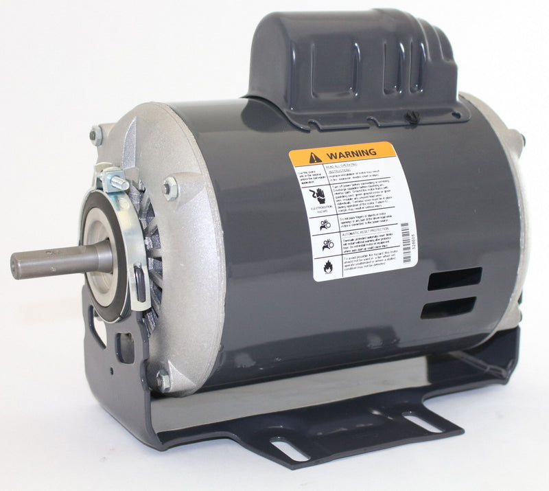 Dayton 1/2 HP Belt Drive Motor, Capacitor-Start, 1725 Nameplate RPM, 115/230 Voltage, Frame 48Z - 6K965