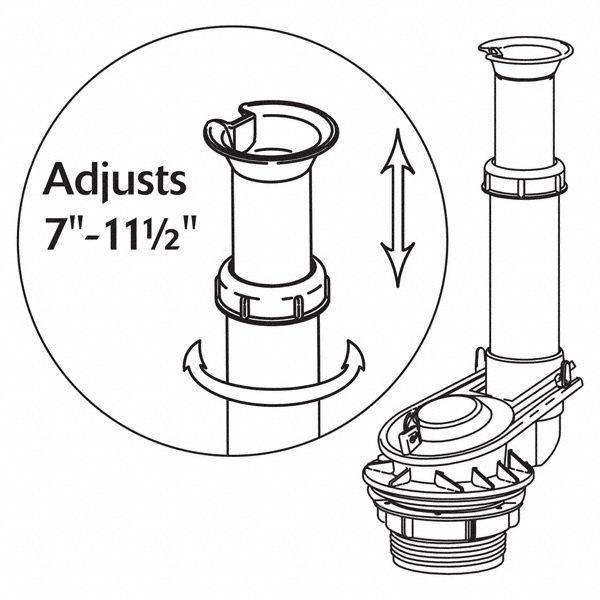 Korky Flapper, Fits Brand Universal Fit, For Use with Series Universal Fit, Toilets, Gravity Tanks - 4010PK