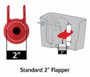 Korky Flapper, Fits Brand Kohler(R), For Use with Series Kohler(R), Toilets, Gravity Tanks - 58BP