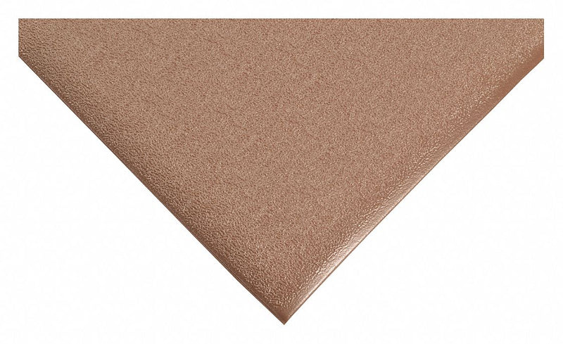 Condor Static Dissipative Mat, 10 ft L, 3 ft W, 3/8 in Thick, Brown - 6LUN5