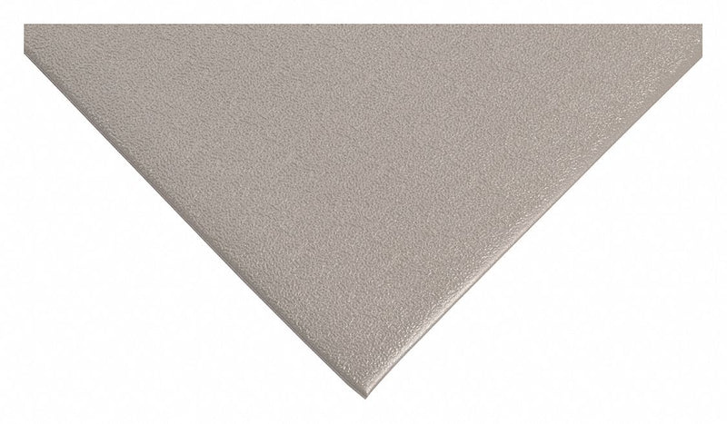 Condor Static Dissipative Mat, 5 ft L, 3 ft W, 3/8 in Thick, Gray - 30CM57