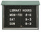 United Visual Letter Board Outdoor Enclosed Bulletin Board, Vinyl, 36"H x 45"W, Woodland Green - UVMC4536LB-WOODGRN