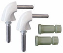 Bemis Hinges, Fits Brand Bemis, For Use with Series Medic-Aid(R), Toilets, Most Toilets - HK84-000