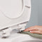 Bemis Elongated, Standard Toilet Seat Type, Closed Front Type, Includes Cover Yes, White - 7600TJ-000