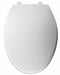 Bemis Elongated, Standard Toilet Seat Type, Closed Front Type, Includes Cover Yes, White - 7600TJ-000