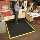 Notrax Antifatigue Mat, Rubber, 3 ft x 3 ft, 1 EA - 557S0033BL