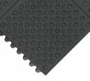 Notrax Antifatigue Mat, Rubber, 3 ft x 3 ft, 1 EA - 557S0033BL