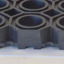 Notrax Outdoor Entrance Mat, 6 ft L, 4 ft W, 1/2 in Thick, Rectangle, Black - 599S0046BL