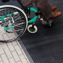 Notrax Outdoor Entrance Mat, 6 ft L, 4 ft W, 1/2 in Thick, Rectangle, Black - 599S0046BL