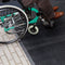 Notrax Outdoor Entrance Mat, 6 ft L, 4 ft W, 1/2 in Thick, Rectangle, Black - 599S0046BL