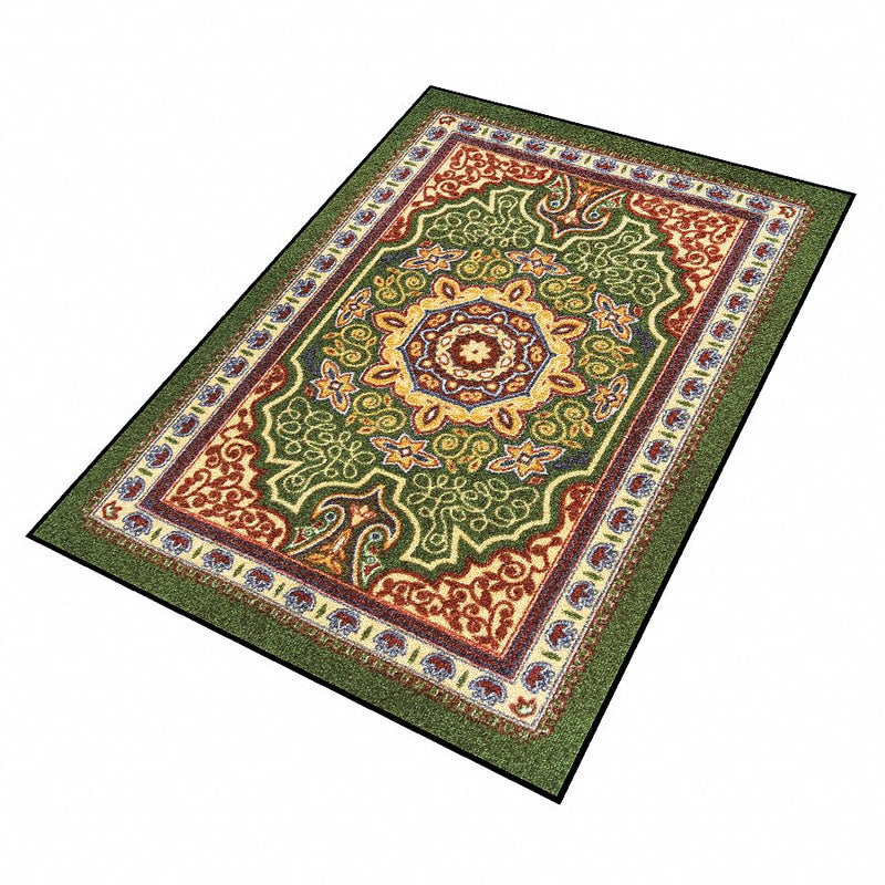 Notrax 170S0058GN - Carpeted Entrance Mat Emerald 5ft.x8ft.