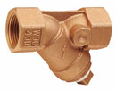 Top Brand 3 in Y Strainer, FNPT x FNPT, 20 Mesh, 4 13/32 in Length, Bronze - 6NPX6