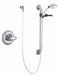 Delta Metal Handheld Shower Head Kit, 1.5 gpm, 1/2 in, 7 in Face Dia. - T13H152