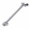 Trident Shower Arm, Chrome Finish, For Use With Handheld Showers, 9" Length, 1/2" Connection - 6NU13