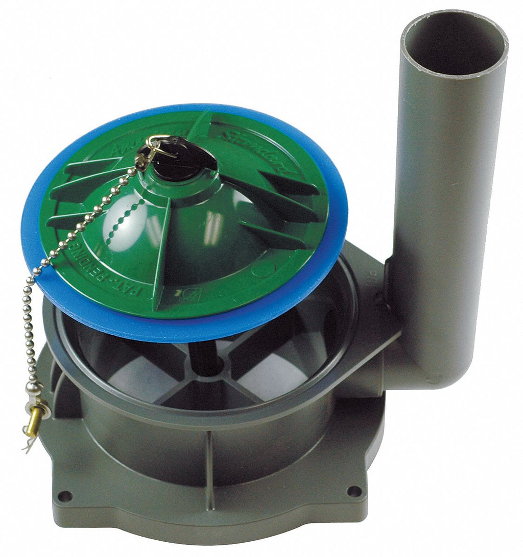 American Standard Plastic and Rubber Flush Valve, Gray/Green, For Use ...