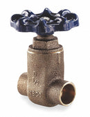 Nibco Gate Valve, Bronze, Solder Connection Type, Pipe Size - Valves 1 1/2 in - S29 1 1/2