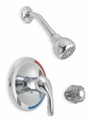 Trident Metal Wall Mounted Shower Head Kit, 2.5 gpm, 1/2 in Solder Connection Type - 6PB34
