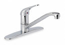 Trident Chrome, Straight, Kitchen Sink Faucet, Manual Faucet Activation, 1.80 gpm - 5DJD3
