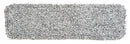 Tough Guy Microfiber Quick Change 5" x 18" Wet Mop Head, Gray - 6PVU4