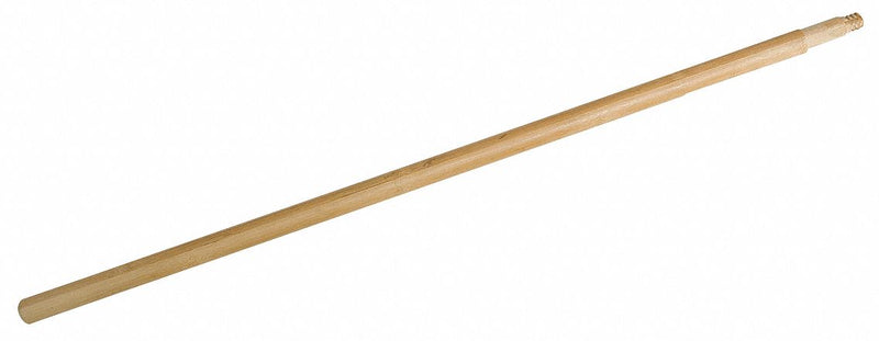 Tough Guy Natural Threaded Wood Broom Handle, Length 38" - 6PVY3