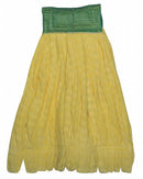 Tough Guy Clamp, Quick Change, Side-Gate Microfiber Tube Wet Mop Head, Yellow - 6PVY5
