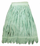 Tough Guy Quick Change, Side-Gate Microfiber Tube Wet Mop Head, Green - 6PVZ6